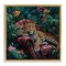 Stupell Industries Fashionable Leopard in Jungle Floating Frame, design by Petal Prints Design